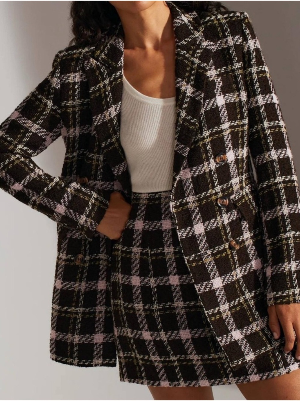 Favorite Daughter Phoebe Blazer & Skirt Suit